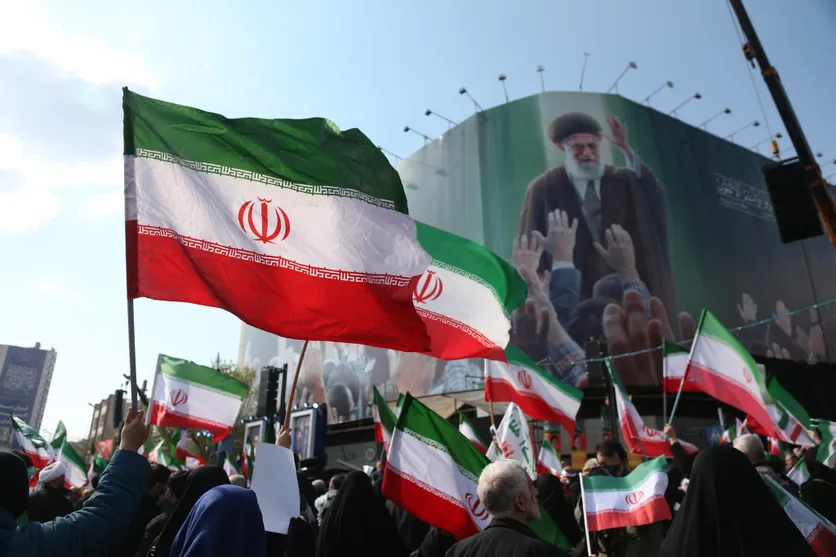 l'Iran pilonnée
